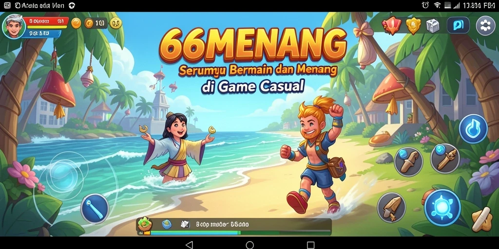 Tampilan menarik gameplay 66MENANG yang seru dan menantang.