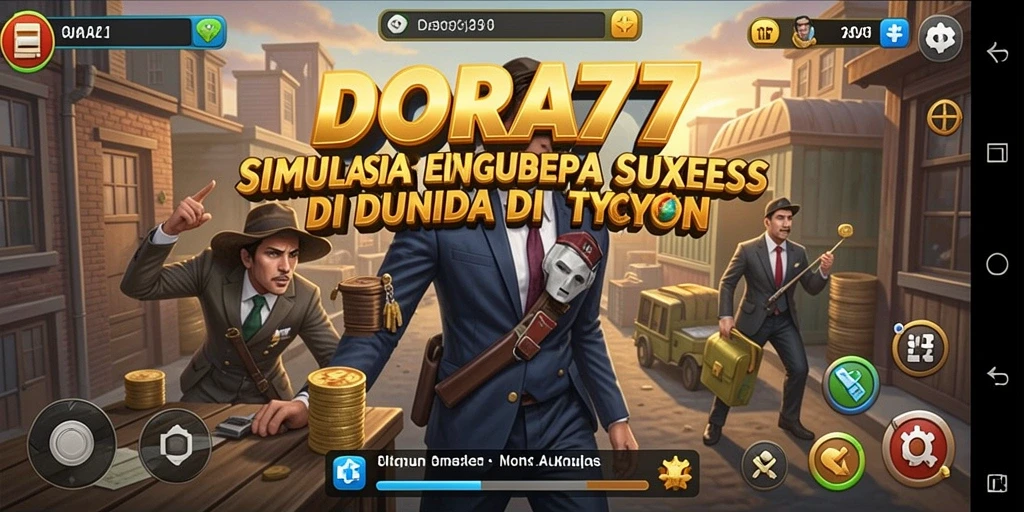 Screenshot utama DORA77 menampilkan gameplay Tycoon yang menarik.