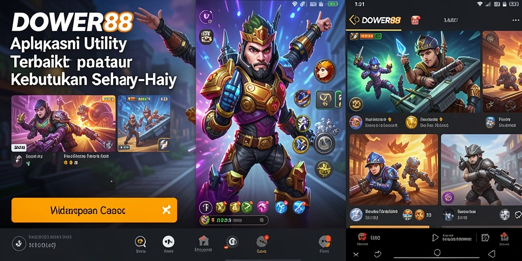 Screenshot DOWER88 menampilkan kemudahan penggunaan dan fitur menarik.