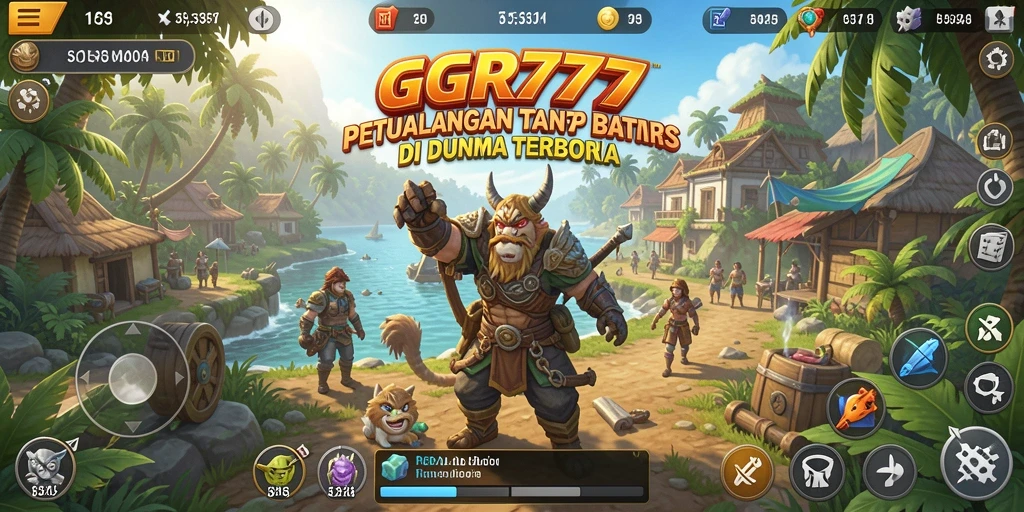 Screenshot GGR777 yang menunjukkan gameplay Open World yang mendebarkan.