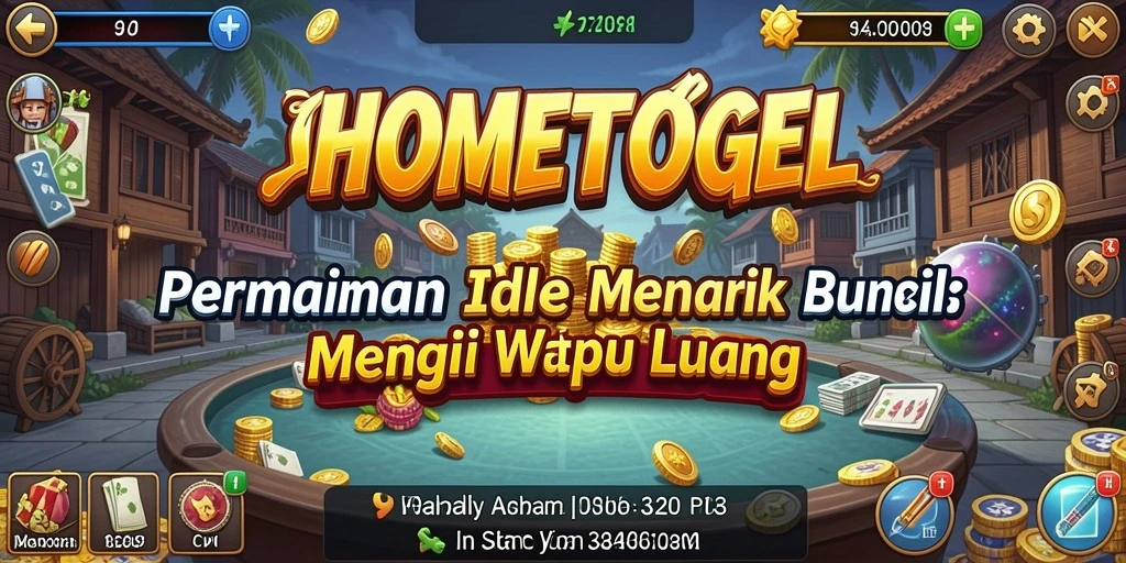 Tampilan gameplay menarik dan sederhana dari HOMETOGEL.