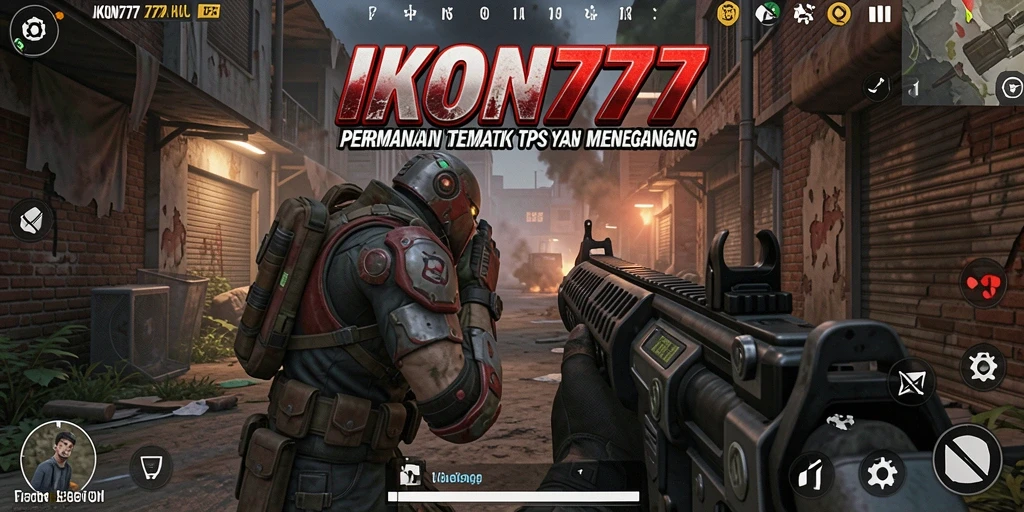 Screenshot utama IKON777 menunjukkan intensitas gameplay TPS yang menegangkan.