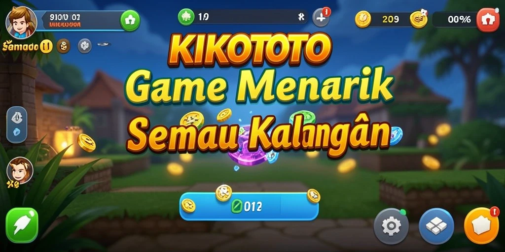 Tampilan gameplay KIKOTOTO yang menawan dan seru.