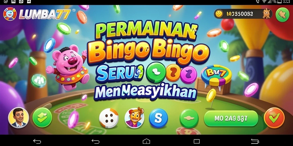 Screenshot gameplay seru LUMBA77 dengan pemain aktif.