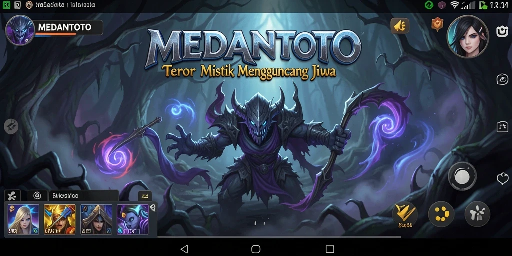 Tampilan menakutkan dari gameplay MEDANTOTO yang penuh ketegangan.