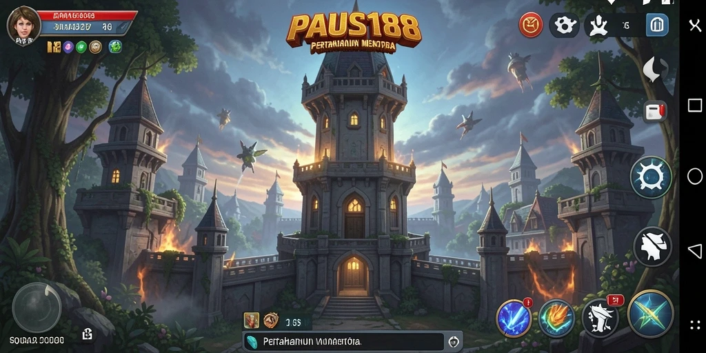 Gameplay seru Tower Defense di PAUS188.