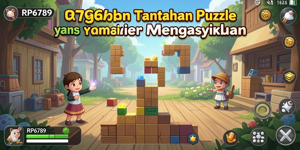 Tampilan gameplay RP6789 yang penuh warna dan menantang.