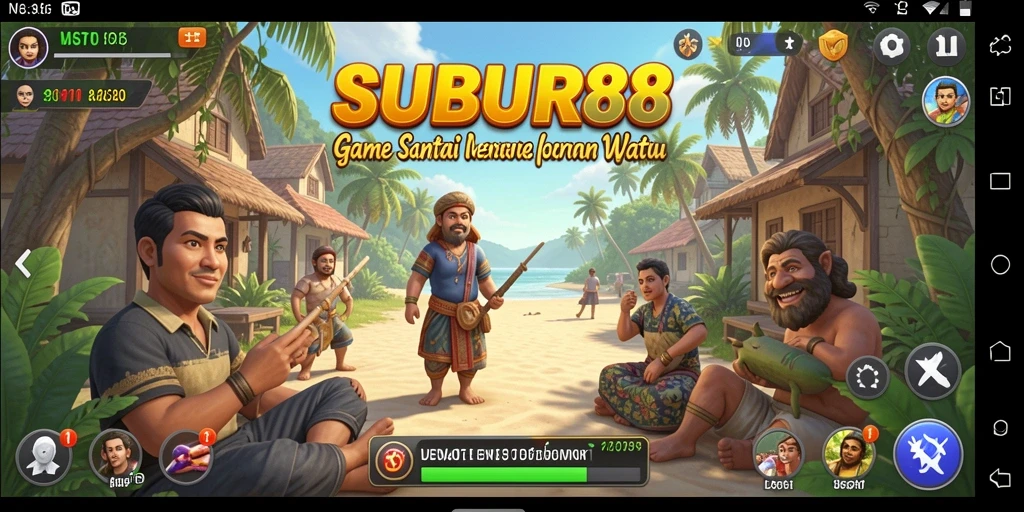 Gameplay Casual yang menyenangkan dan penuh warna dalam SUBUR88.